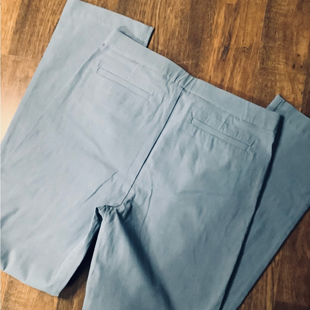 NWT VIOLETS & ROSES High Rise Crooped Pant in dawn blue - Picture 3 of 5